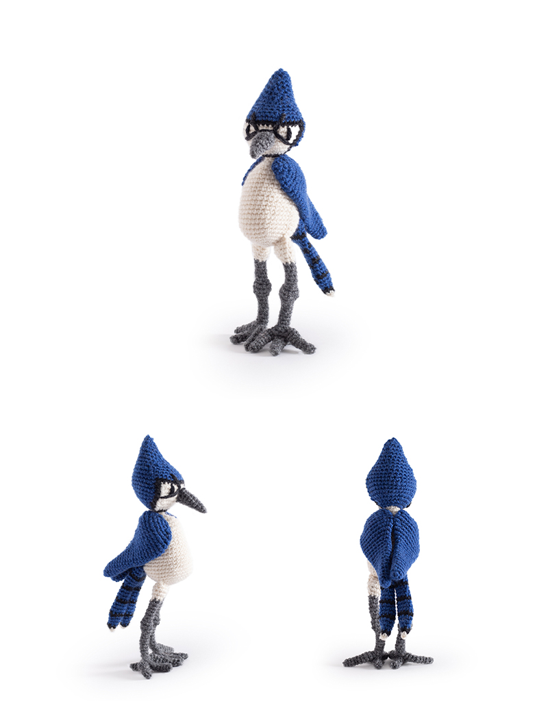 toft ed's animal jorge the jay amigurumi crochet
